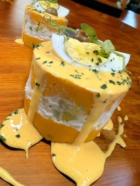 Avocado Filled with Ceviche